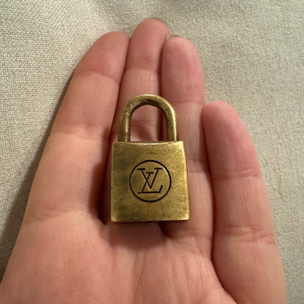 Vintage Louis Vuitton Brass Padlock